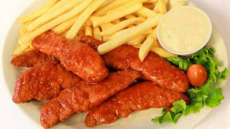 Order Chicken Fingers (8) and fries food online from Anchor Bar store, Lancaster on bringmethat.com