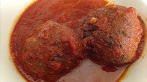 Order Side of Meatballs - Appetizer food online from Bella Napoli Pizza & Restaurant store, Milford on bringmethat.com
