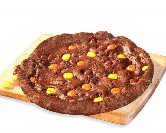 Order Giant Brownie with Reese's Pieces food online from Happy Pizza store, Cincinnati on bringmethat.com