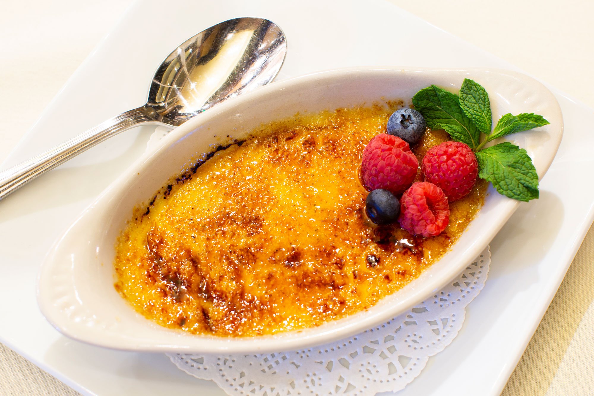 Order Creme Brulee food online from Opus Bistro store, League City on bringmethat.com