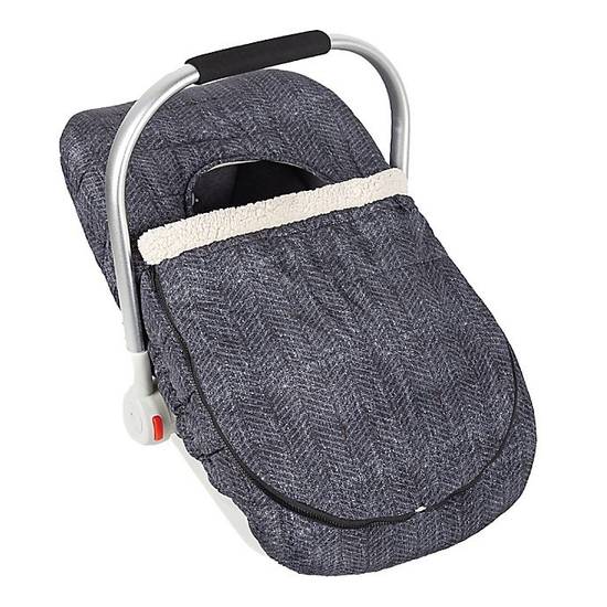 Order Belle ON THE GO Herringbone Car Seat Cover in Grey food online from Bed Bath & Beyond store, Lancaster on bringmethat.com