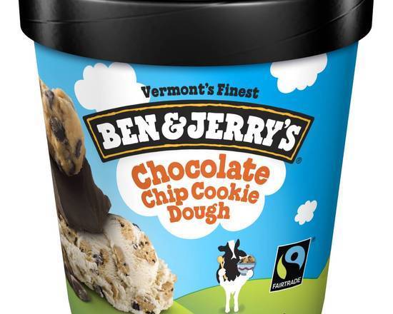 Order Ben & Jerry's Chocolate Chip Cookie Dough Pint food online from ampm store, SAN BRUNO on bringmethat.com