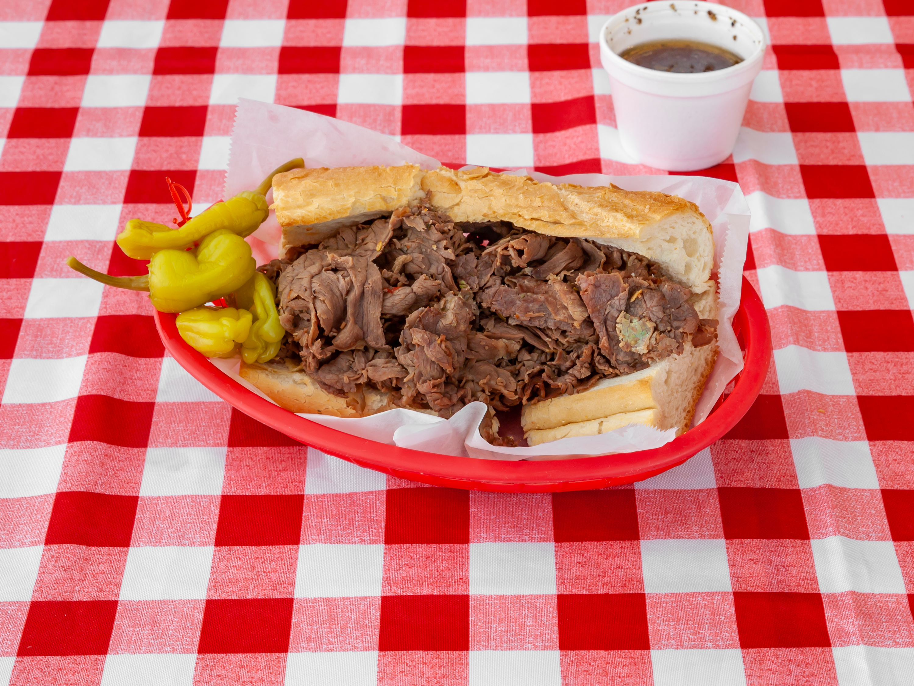 Order Italian Beef Sandwich food online from Quonset Pizza store, Waukegan on bringmethat.com