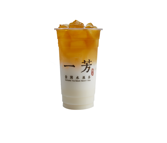 Order Oolong Tea Latte / 烏龍鮮奶 food online from Yifang Taiwan Fruit Tea store, San Francisco on bringmethat.com