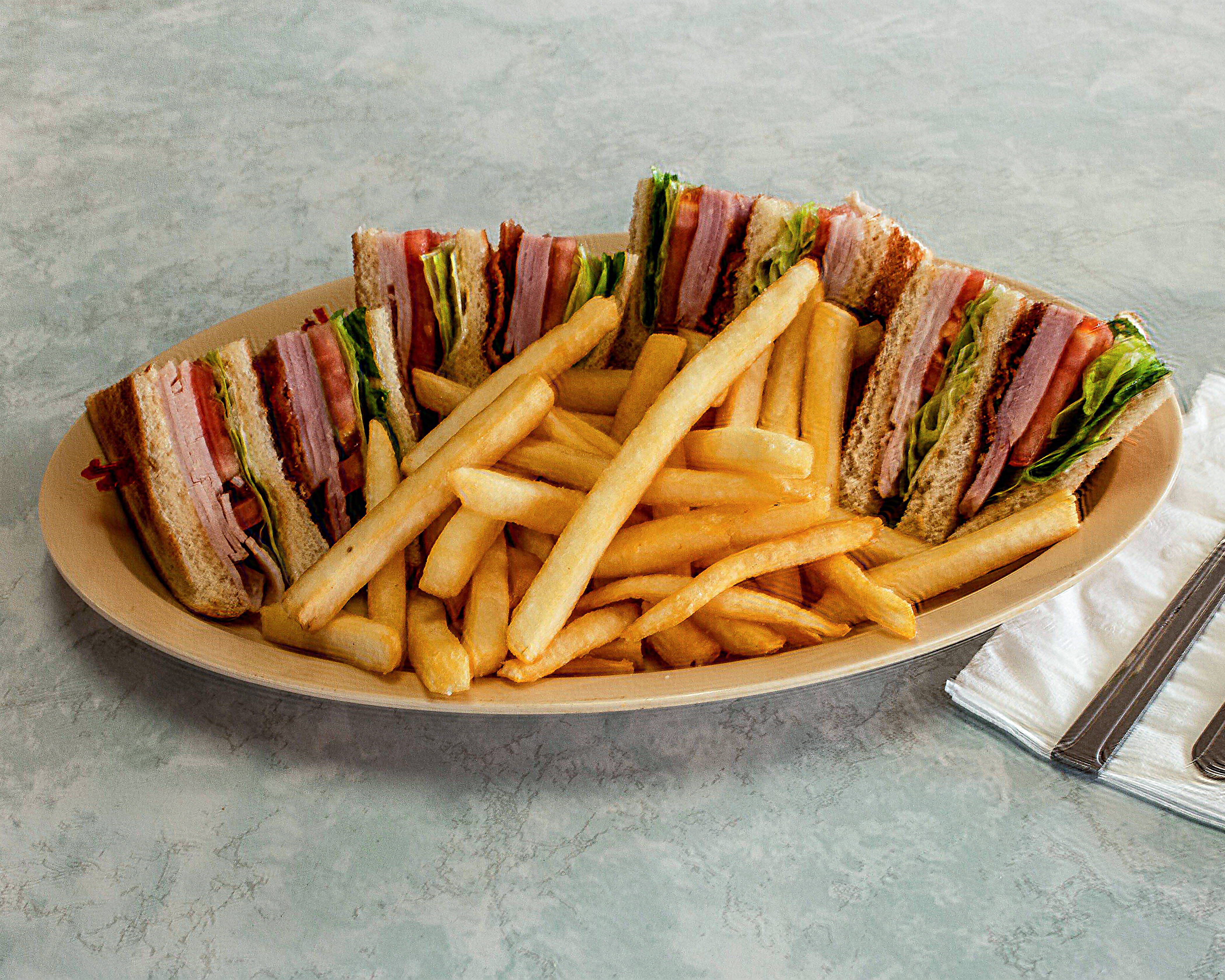 Order Club Sandwich  food online from Terry Burgers store, Rancho Cucamonga on bringmethat.com