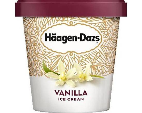 Order Haagen-Dazs Vanilla Ice Cream 1 Pint  food online from Pit Stop Liquor Mart store, El Monte on bringmethat.com