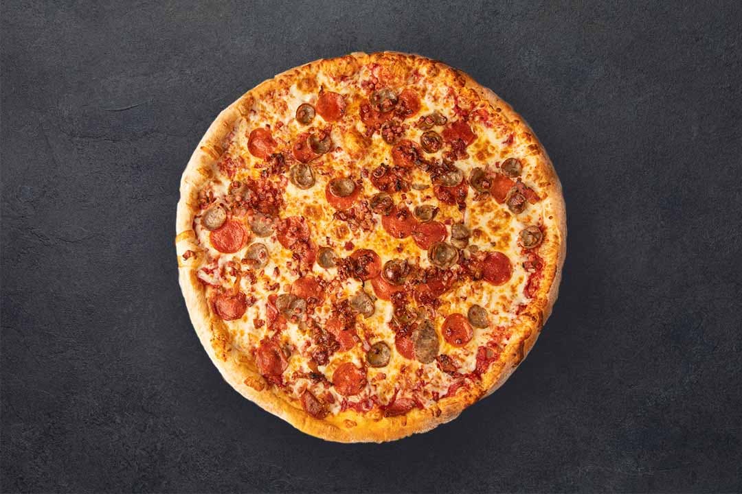Order Meateater Pizza - Personal 10” food online from Westshore Pizza store, Tampa on bringmethat.com