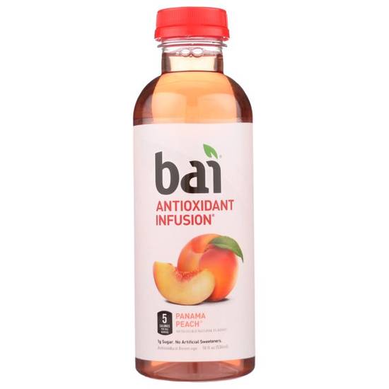 Order Bai Panama Peach Antioxidant Infusion Drink food online from Deerings Market store, Traverse City on bringmethat.com