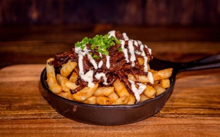 Order Loaded Brisket Fries food online from Holy Schnitzel store, New York on bringmethat.com