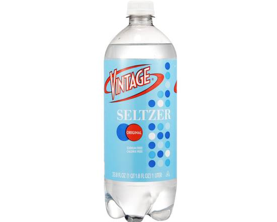 Order Vintage Seltzer Water (33.8  oz) food online from Ctown Supermarkets store, Uniondale on bringmethat.com