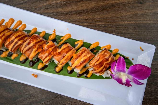Order Crazy Salmon Roll food online from Koi Sushi & Wok store, Phoenix on bringmethat.com