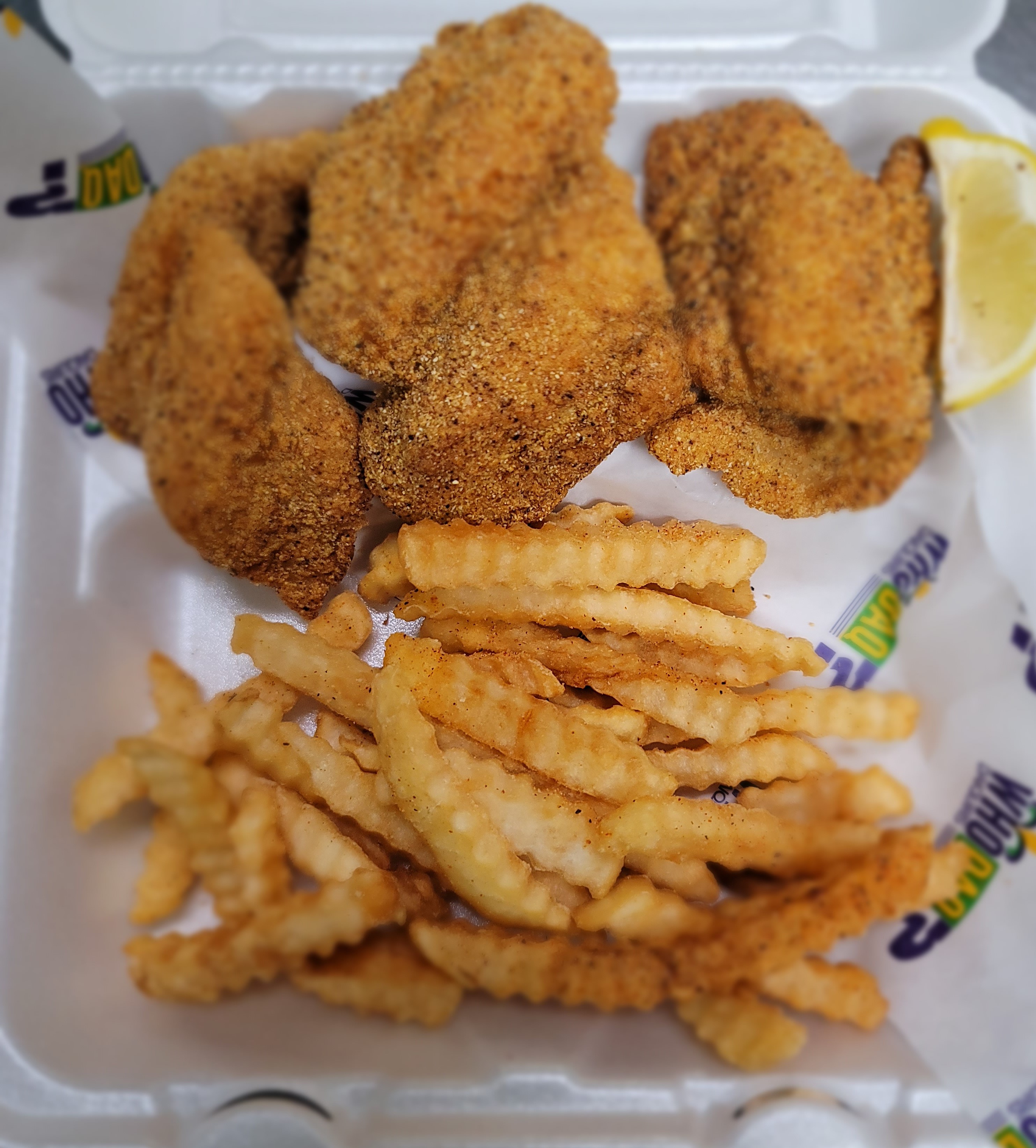 Order Fried Fish Basket food online from Whodaq Daiquiris store, Waco on bringmethat.com