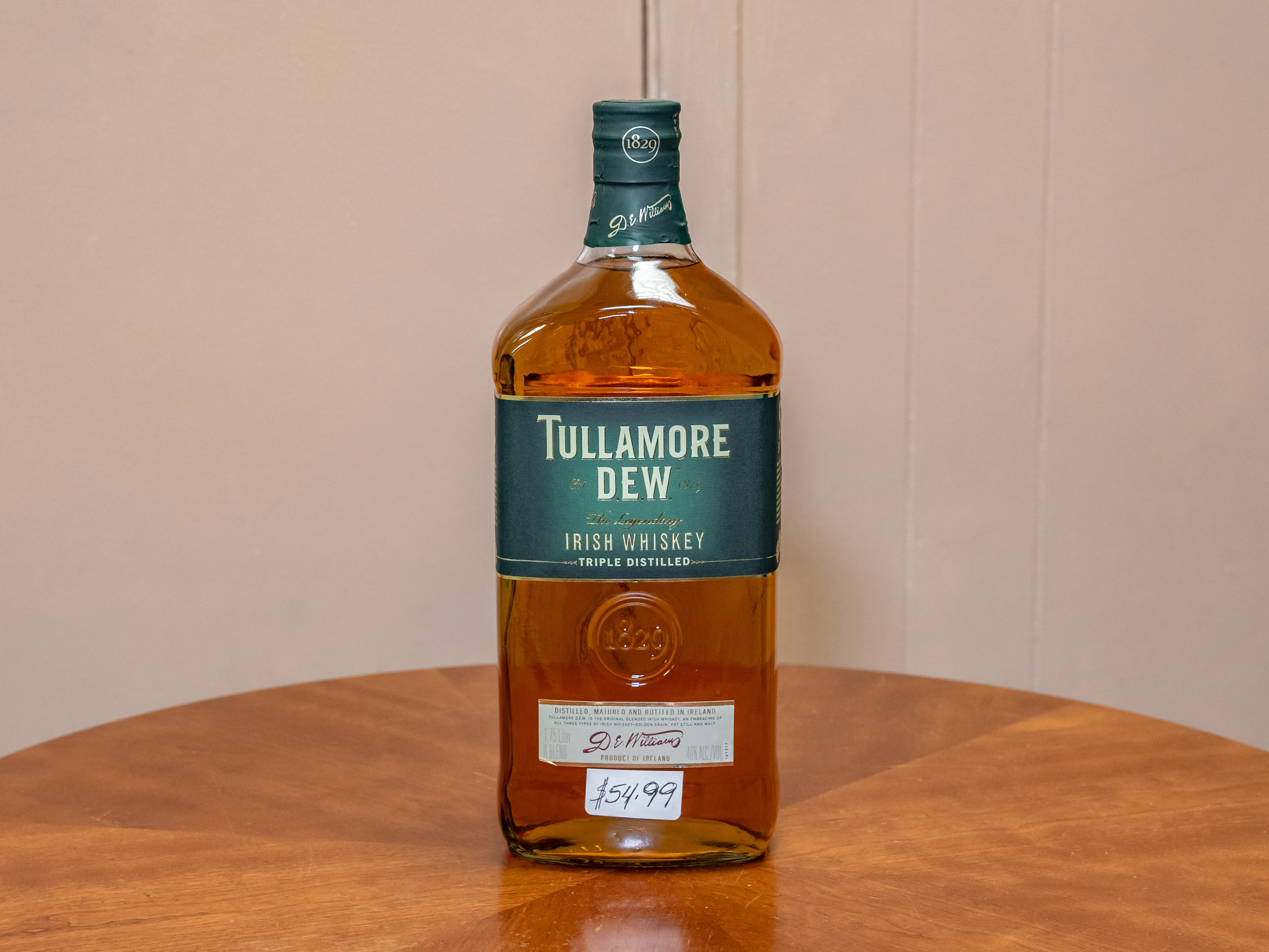 Order Tullamore Dew, 1.75 Liter Irish Whisky food online from Jose's Wines & Liquors store, Valley Cottage on bringmethat.com