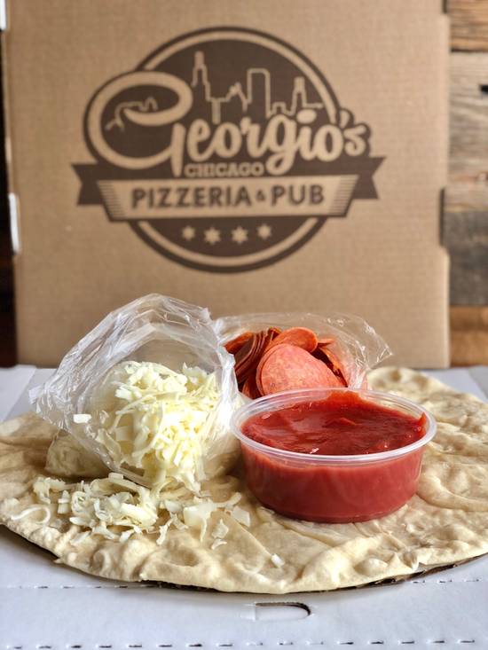 Order 14" Thin Pizza Kit food online from Georgios Pizza Crystal Lake store, Crystal Lake on bringmethat.com