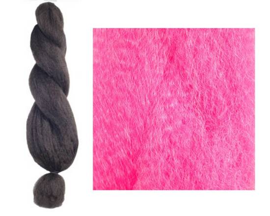 Order 100% Kanekalon JUMBO BRAIDINGHAIR | COLOR: NEON PINK food online from iDa Beauty Supply Store store, Middletown on bringmethat.com
