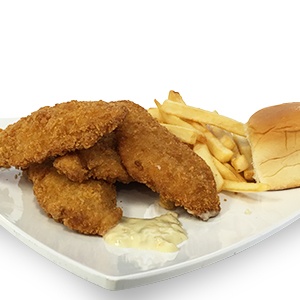 Order Fish and Chips Dinner food online from Pizza Man store, North Hollywood on bringmethat.com