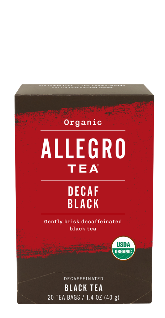 Order Organic Decaf Black (20 Tea Bags) food online from Allegro Coffee Company store, Wynnewood on bringmethat.com