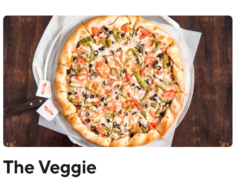Order The Veggie Pizza - Large 14'' food online from Shane Pizza On 87 store, Chandler on bringmethat.com
