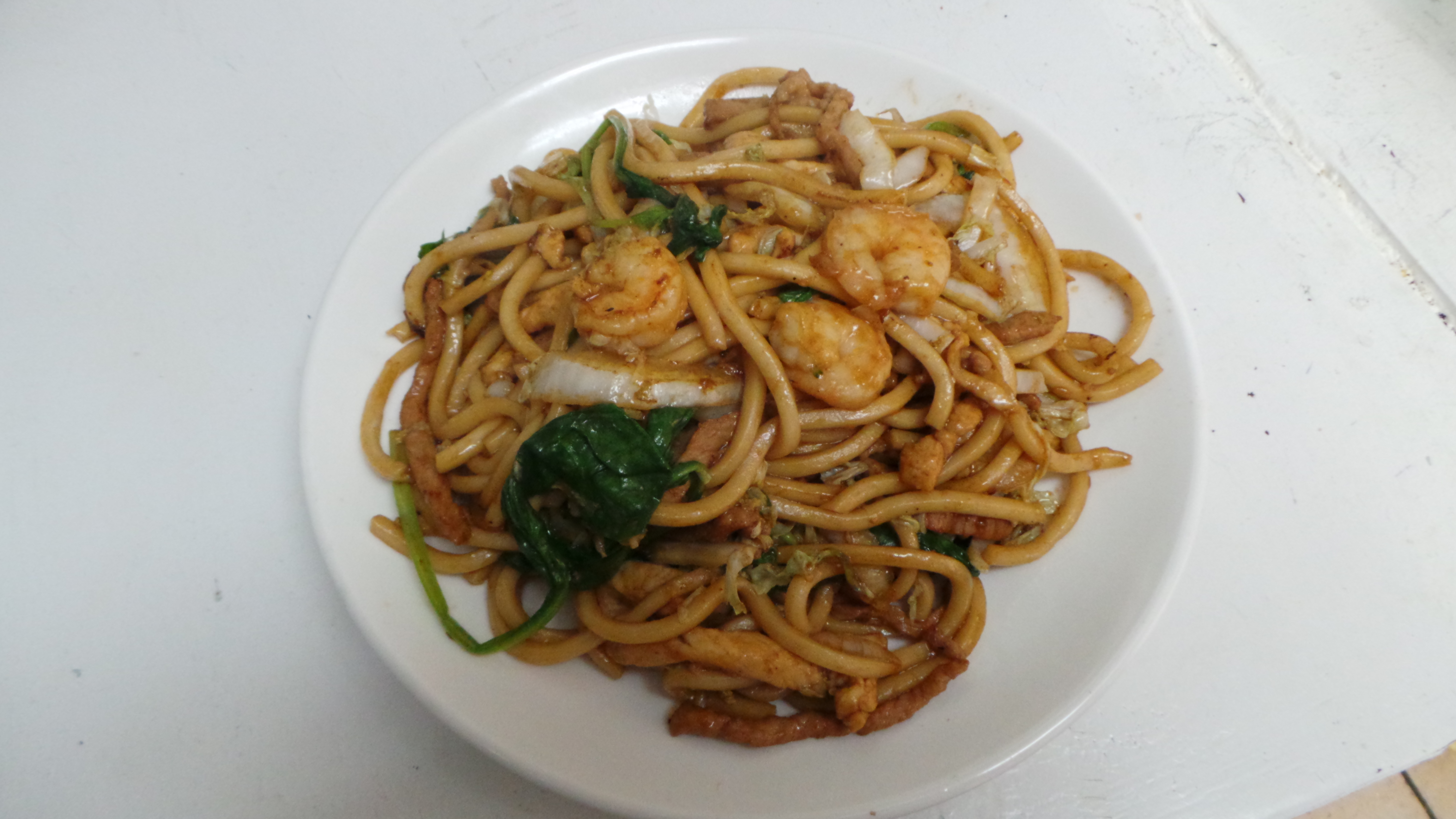 Order Mixed Meat and Shrimp Shanghai Lo Mein food online from Deluxe Green Bo Restaurant store, New York on bringmethat.com