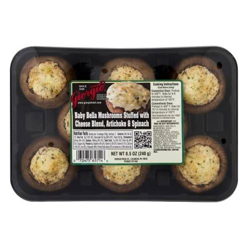 Order Giorgio · Baby Bella Mushrooms Stuffed with Cheese Blend (8.5 oz) food online from Jewel-Osco store, Libertyville on bringmethat.com