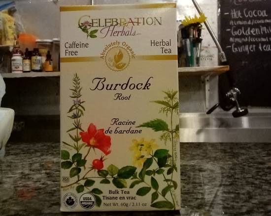 Order Celebration Herbals Burdock Root Tea food online from Nature Own Herb Shop store, Atlanta on bringmethat.com