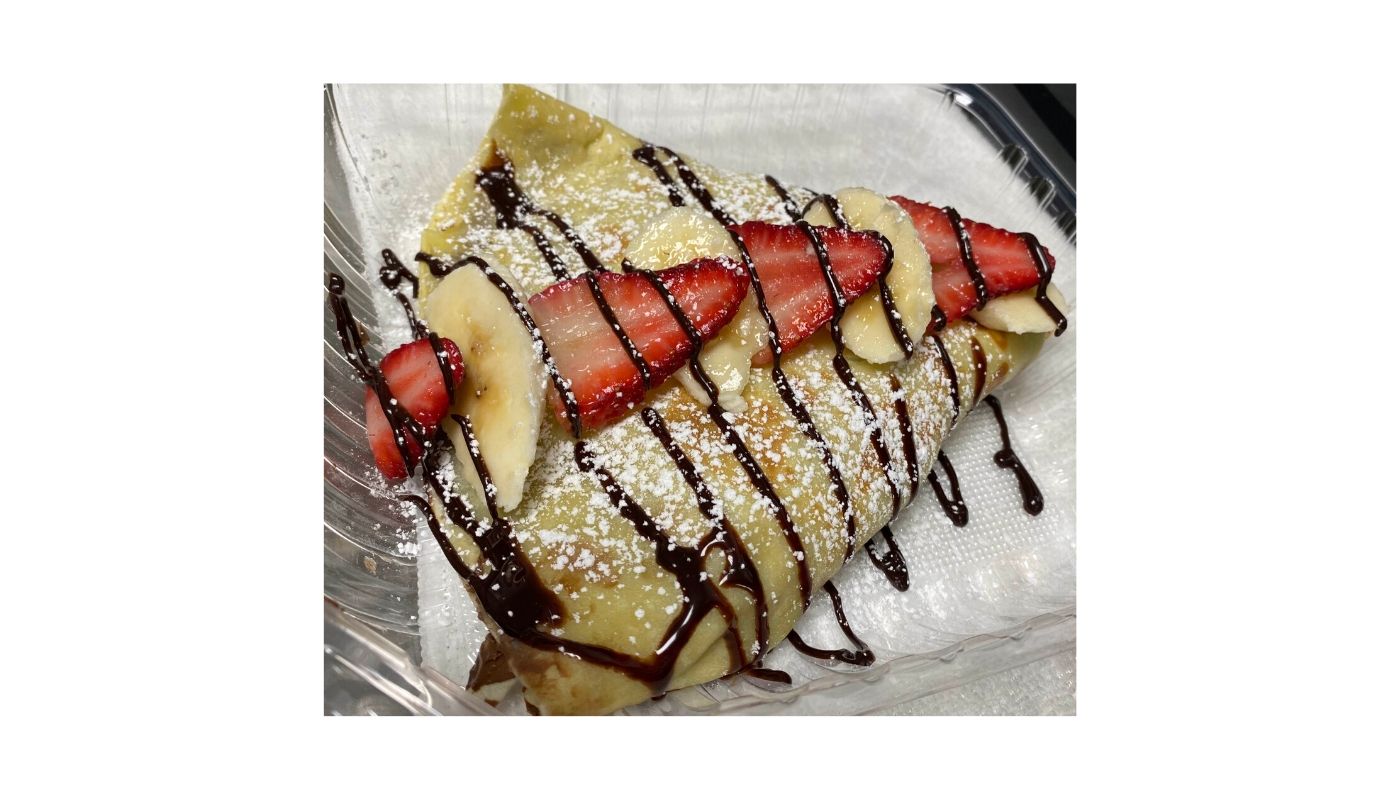 Order Strawberry Nutella Crepe food online from Sweet A store, Pittsburg on bringmethat.com