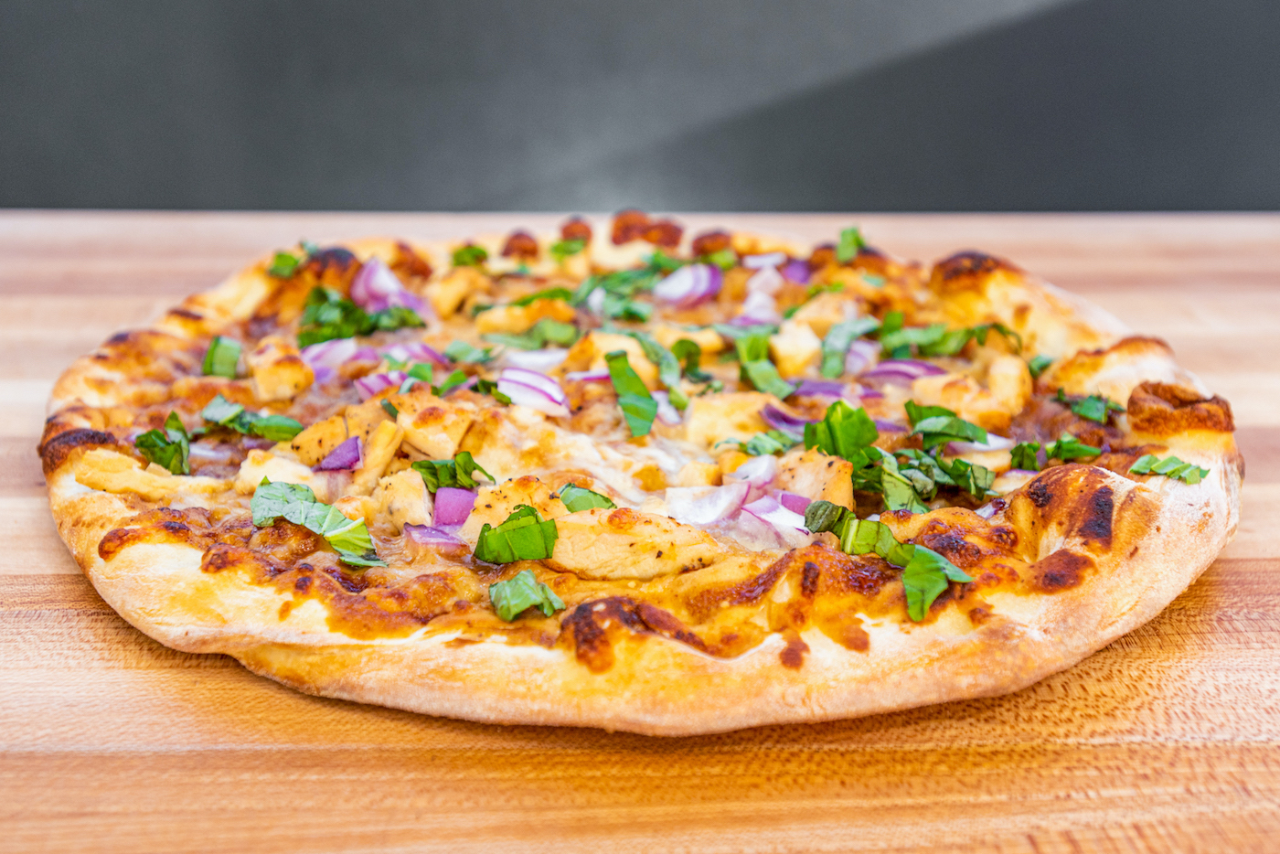 Order BBQ Chicken Pizza (G) food online from Veganizza Pizza store, Fullerton on bringmethat.com
