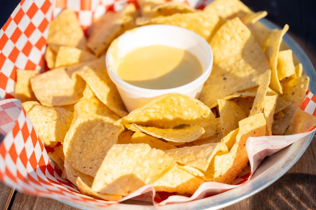 Order Chips & queso food online from Backyard On Broadway store, San Antonio on bringmethat.com