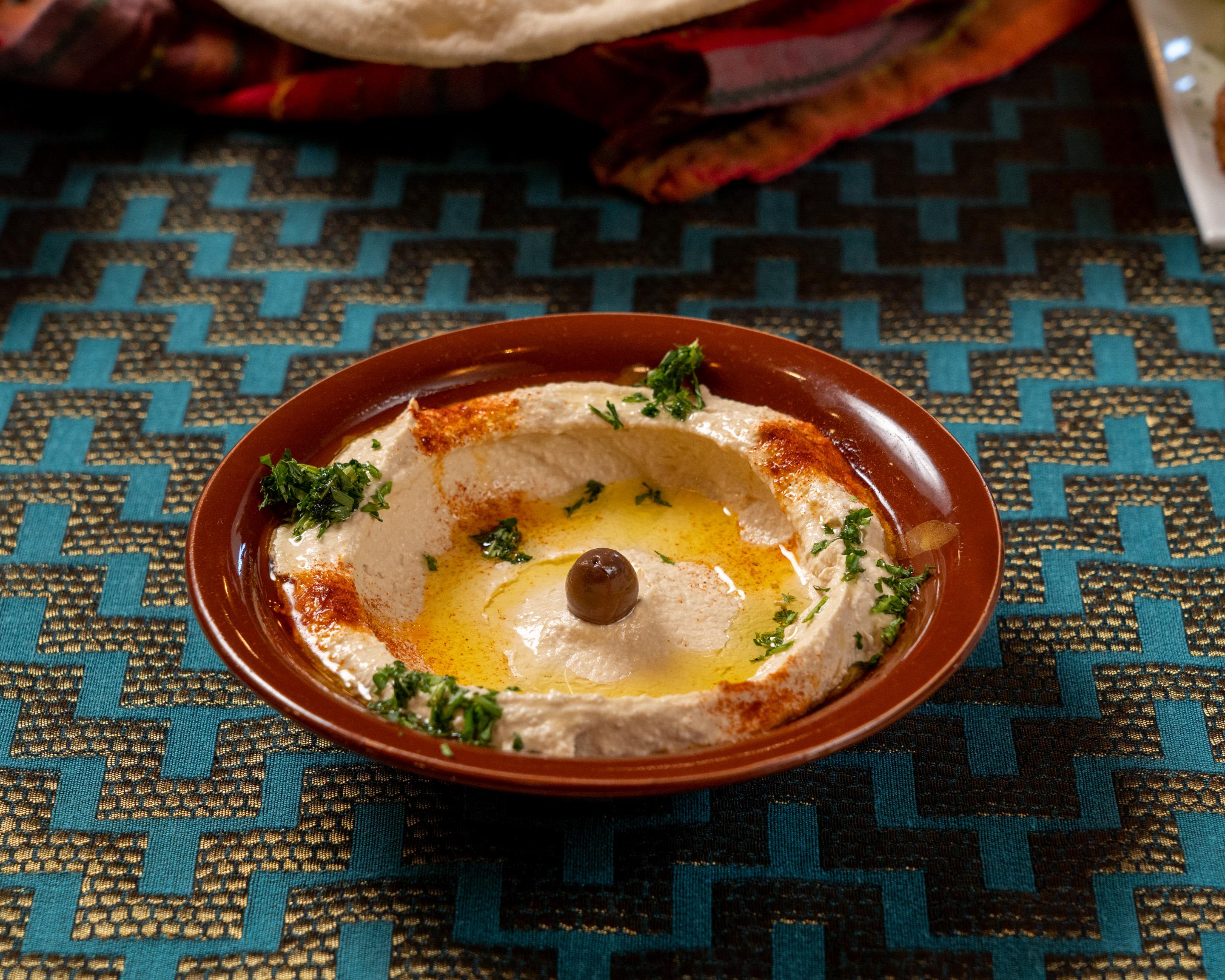 Order Hummus food online from Dallah Mediterranean Cuisine store, San Antonio on bringmethat.com