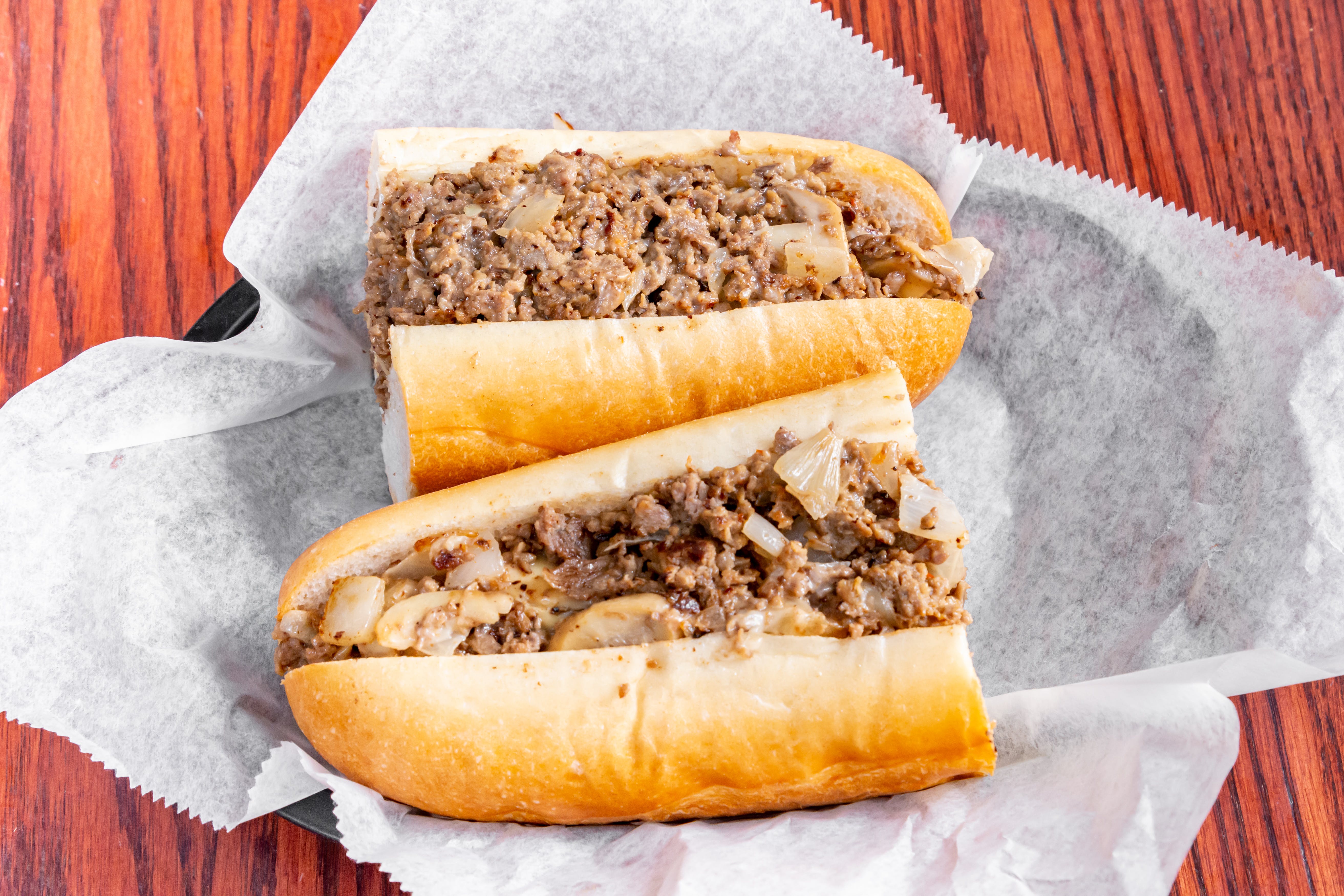 Order Cheesesteak Sub - Sub food online from Rocco's Pizza Restaurant store, Kimberton on bringmethat.com