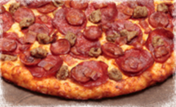 Order Ulti-Meat Pizza food online from Round Table Pizza - Long Beach store, Long Beach on bringmethat.com