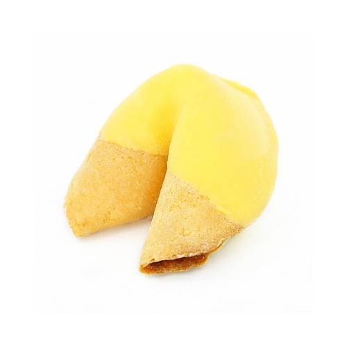 Order Yellow Chocolate Covered Fortune Cookies food online from Fancy Fortune Cookies store, Indianapolis on bringmethat.com