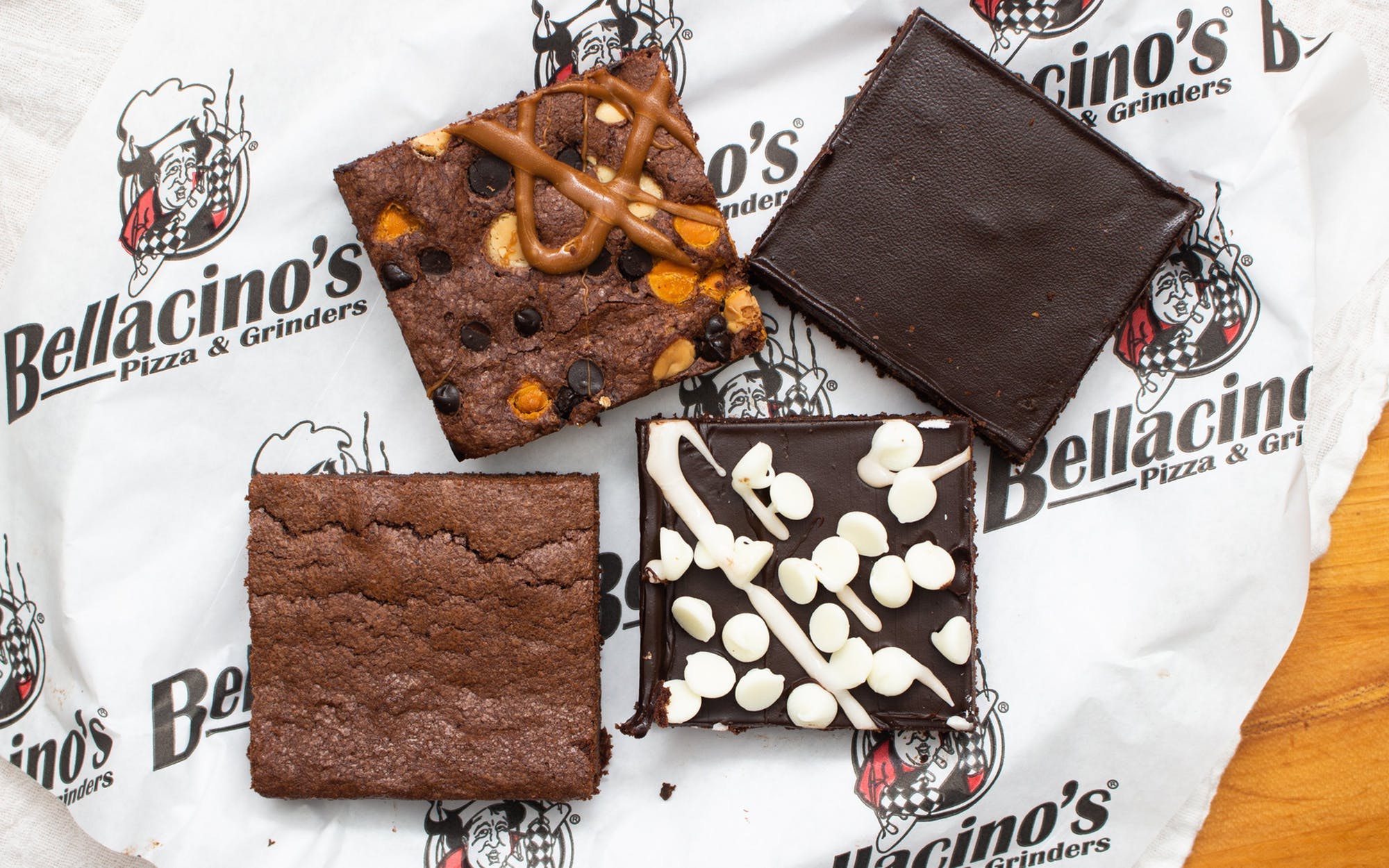 Order Brownies - Dessert food online from Bellacino Pizza & Grinders store, South Point on bringmethat.com