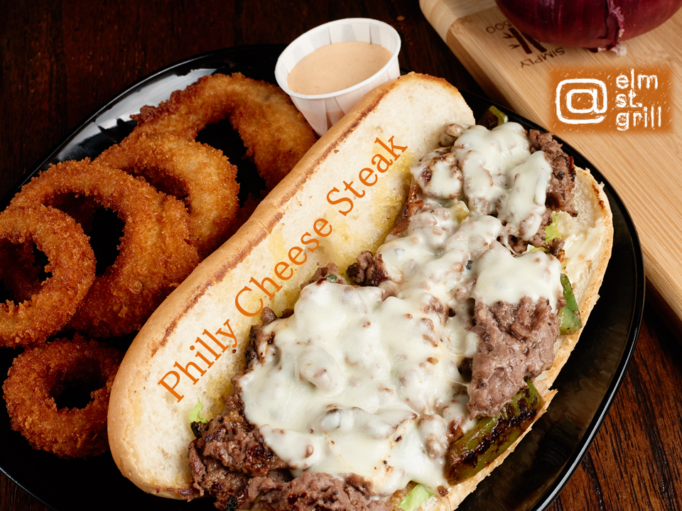 Order Philly Cheese Steak food online from @ Elm St. Grill store, Greensboro on bringmethat.com