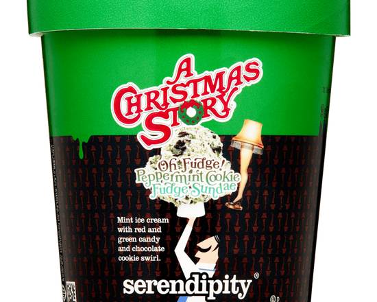 Order Serendipity Ice Cream - A Christmas Story - 1 Pint food online from The Ice Cream Truck store, Santa Cruz on bringmethat.com