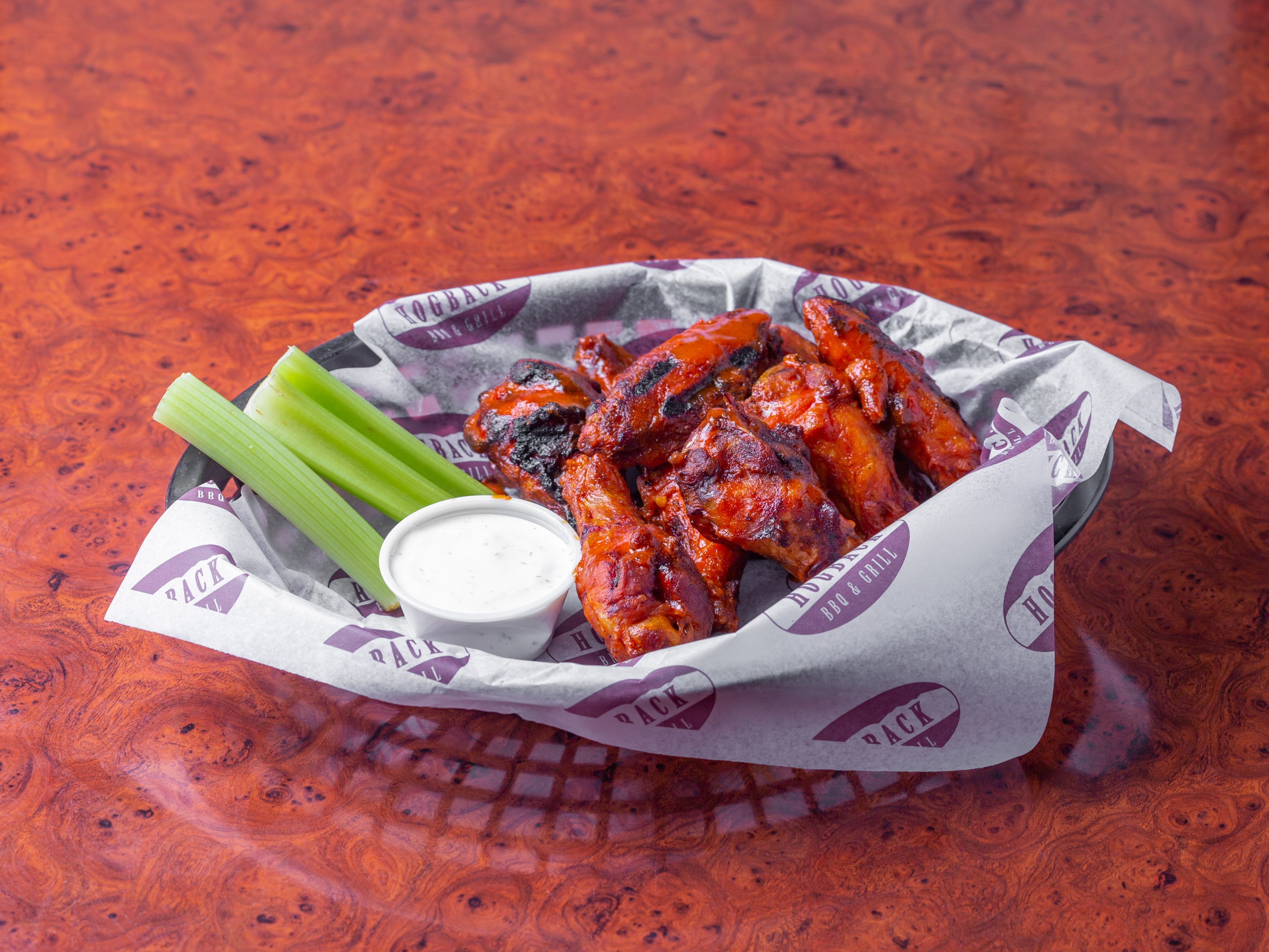 Order Smoked Chicken Wings food online from Hogback Bbq store, Littleton on bringmethat.com