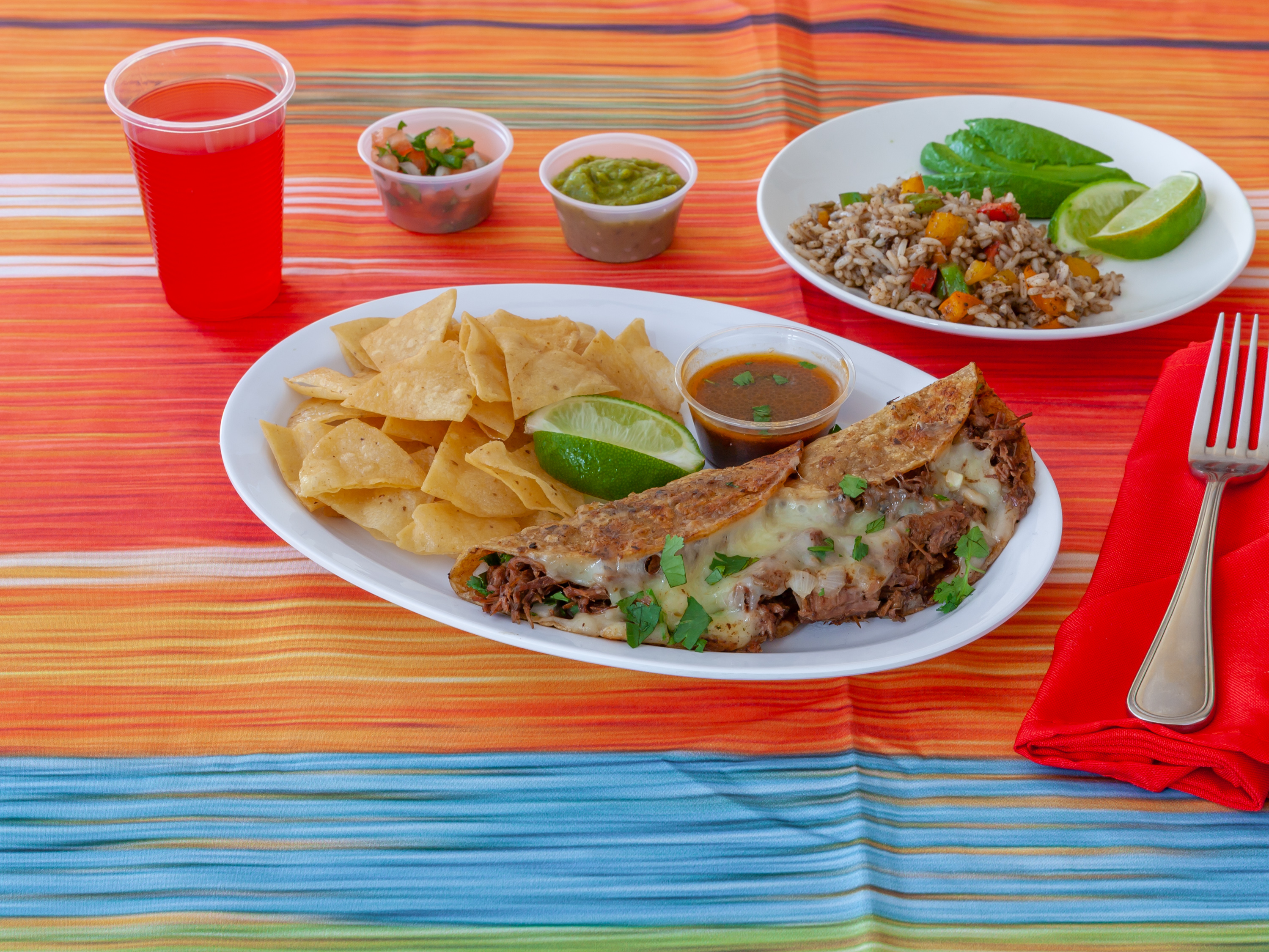 Order Birria steak taco food online from Everything Tacos store, Chicago on bringmethat.com