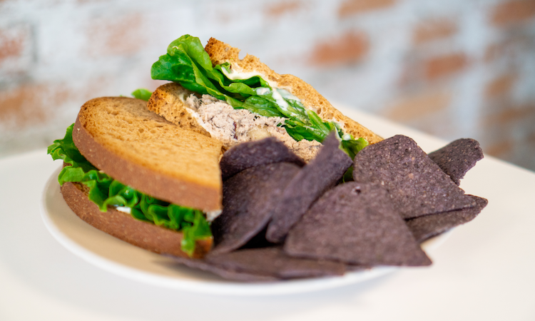 Order Apple Pecan Tuna Salad Sandwich food online from A Moveable Feast Cafe And Health Food Store store, Houston on bringmethat.com