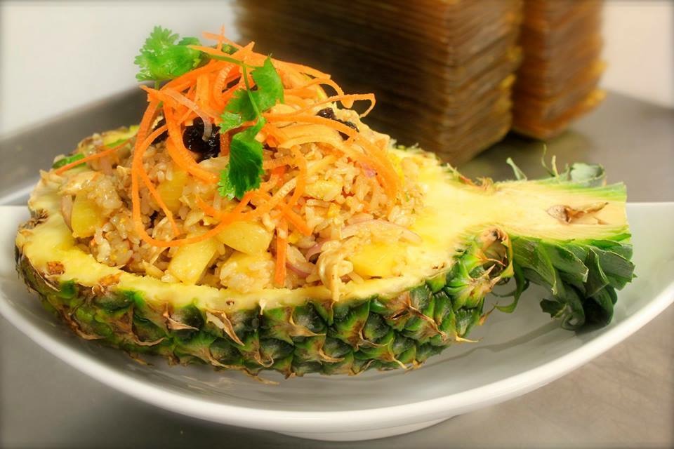 Order Pineapple Fried Rice food online from Nori Asian Fusion Cuisine store, Fort Wayne on bringmethat.com