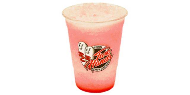 Order Fruit Punch Slush (16 oz) food online from Two Hands Corn Dogs store, Las Vegas on bringmethat.com