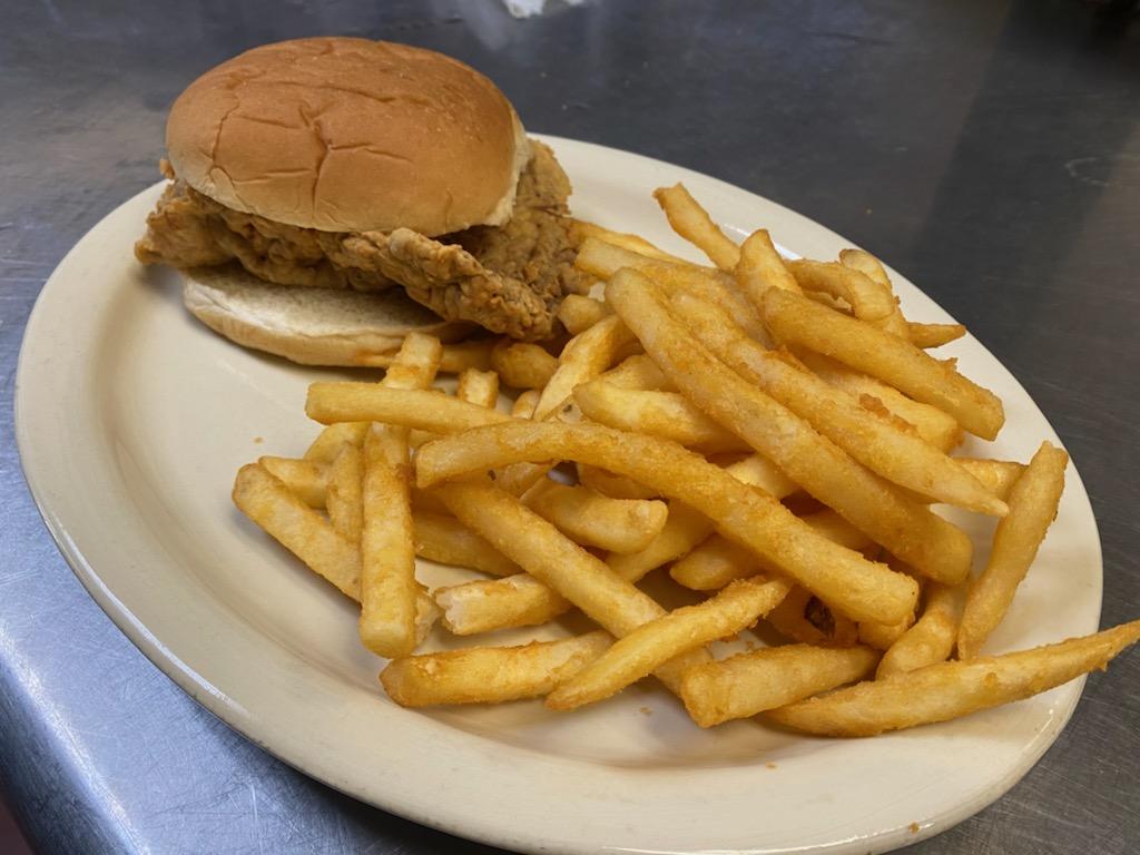 Order Chicken Fried Steak Sandwich Combo food online from Bubba Bbq And Steakhouse store, Ennis on bringmethat.com