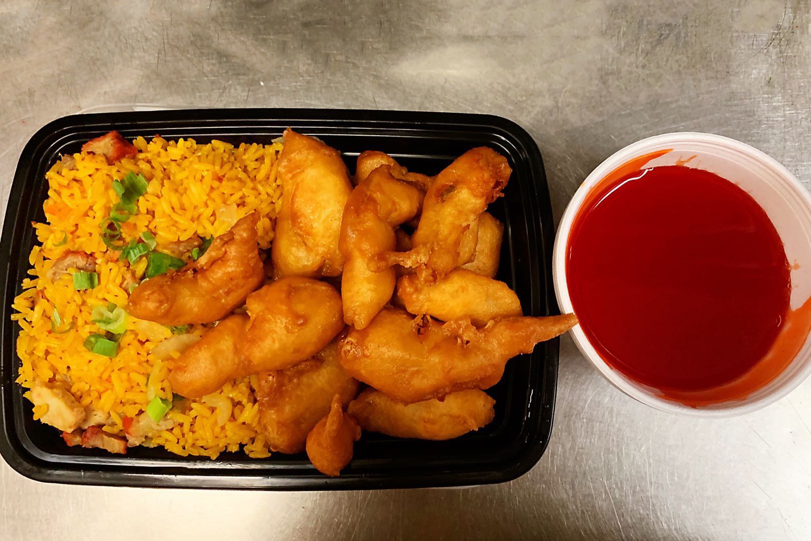 Order Sweet and Sour Chicken Combo Plate food online from China Wok store, Wilmington on bringmethat.com