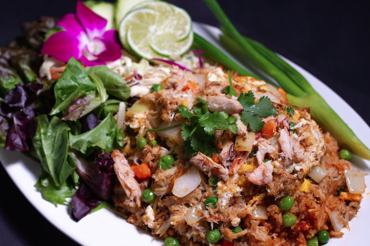 Order * Crab Fried Rice * food online from Signature Thai Cuisine store, La Mesa on bringmethat.com