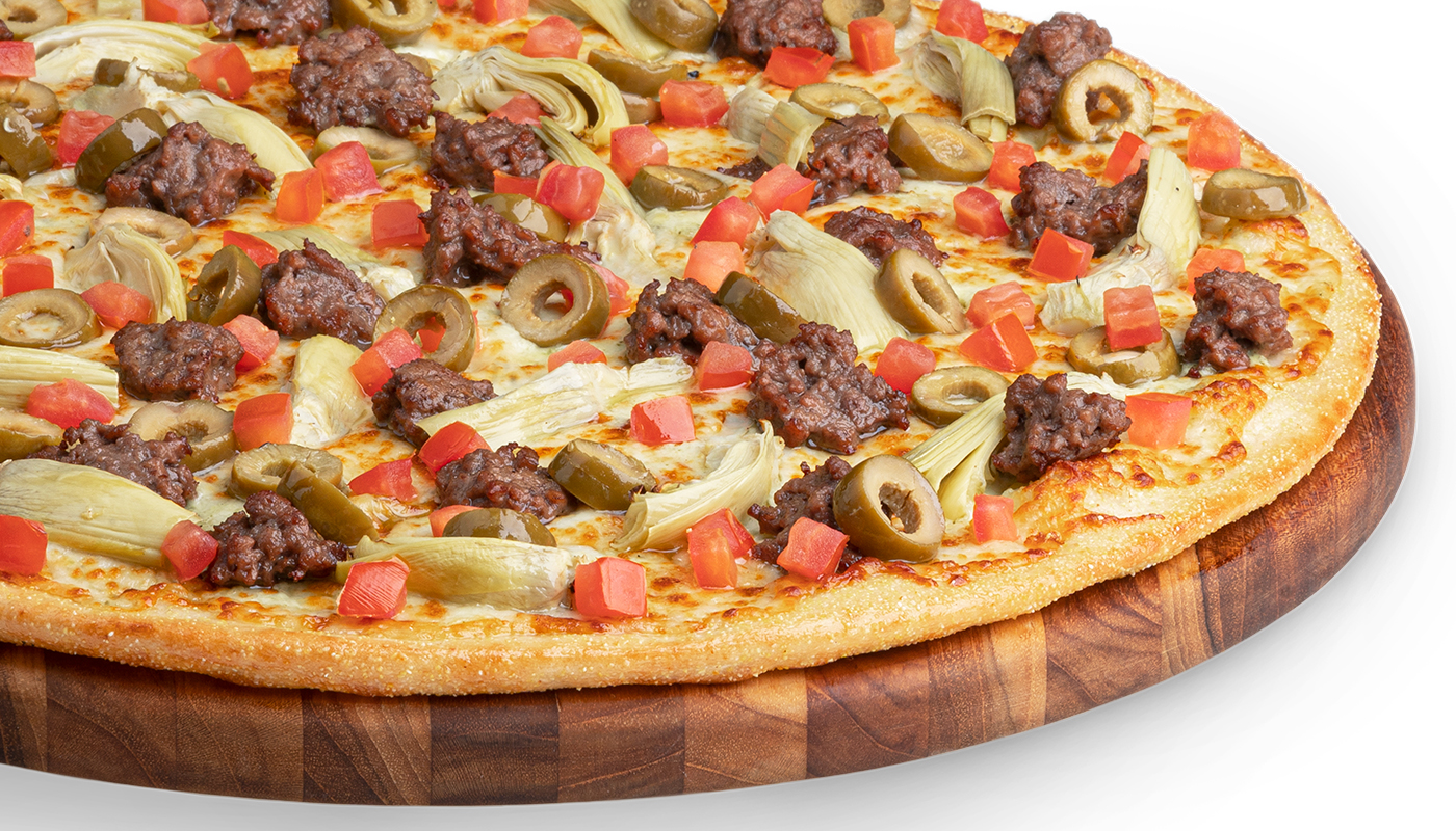 Order Impossible Artichoke Pesto: Extra-Large (16") food online from Pizza Guys store, Sacramento on bringmethat.com