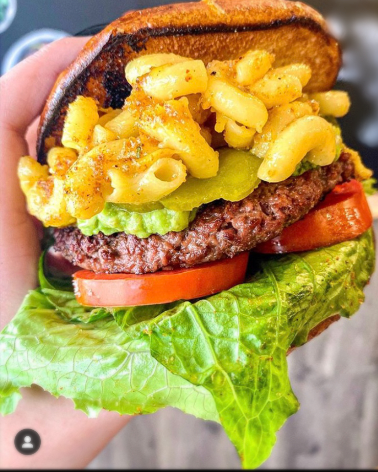 Order Big Shug Burger & Fries food online from Rhythm 'n Wraps store, Boston on bringmethat.com