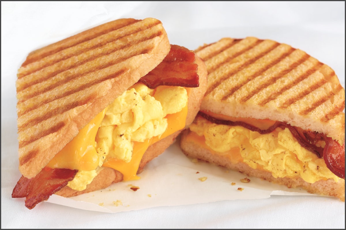 Order Bacon & Cheddar Panini food online from Corner Bakery store, Fountain Valley on bringmethat.com