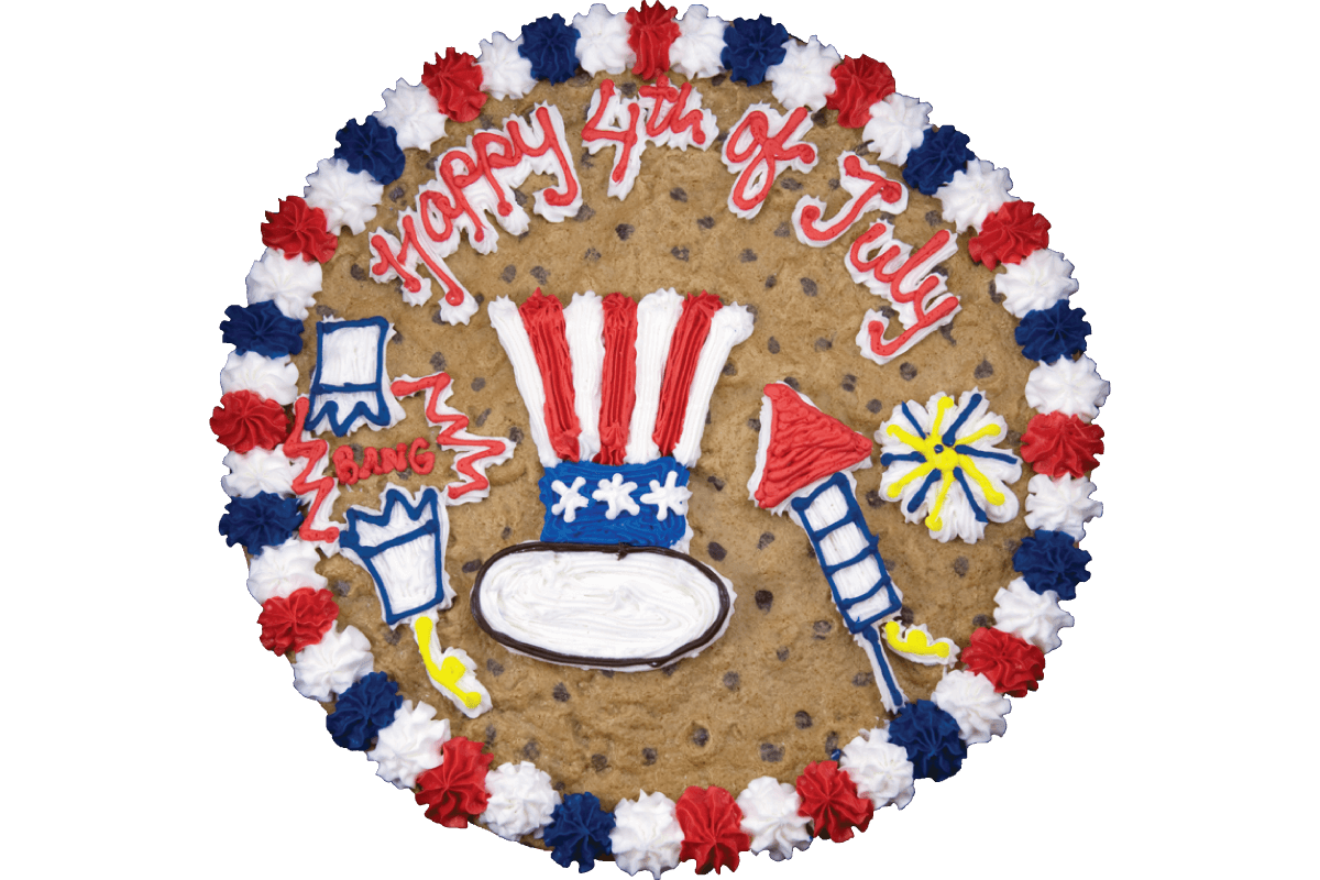 Order #215: July 4th Uncle Sam Hat food online from Nestle Toll House Cafe store, Cedar Park on bringmethat.com