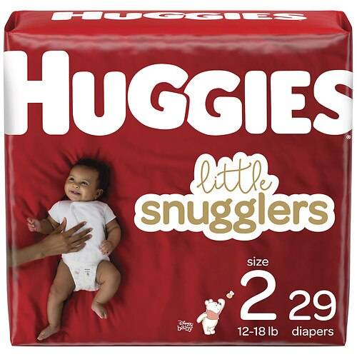 Order Huggies Little Snugglers Baby Diapers Size 2 - 29.0 ea food online from Walgreens store, Athens on bringmethat.com