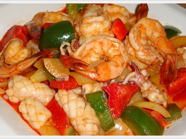 Order Combination Seafood with rice food online from Thai Food to Go store, Torrance on bringmethat.com