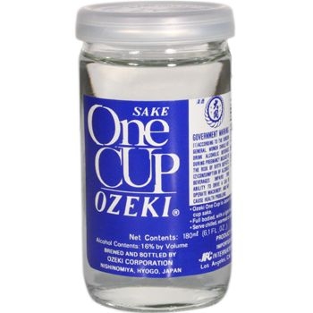 Order Ozeki "One Cup" Junmai food online from Genki Ya Organic Sushi store, Boston on bringmethat.com